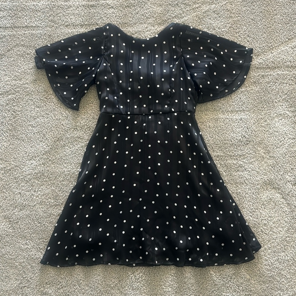Ava & Yelly Polka Dot Dress